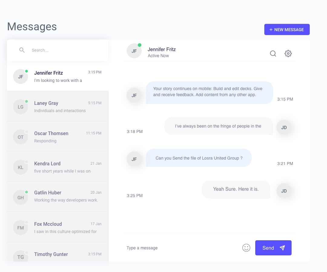 Edtech - Messages