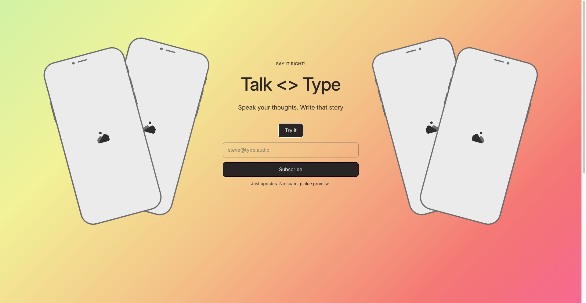 Type.Audio: Voice-Based Research Without Distraction